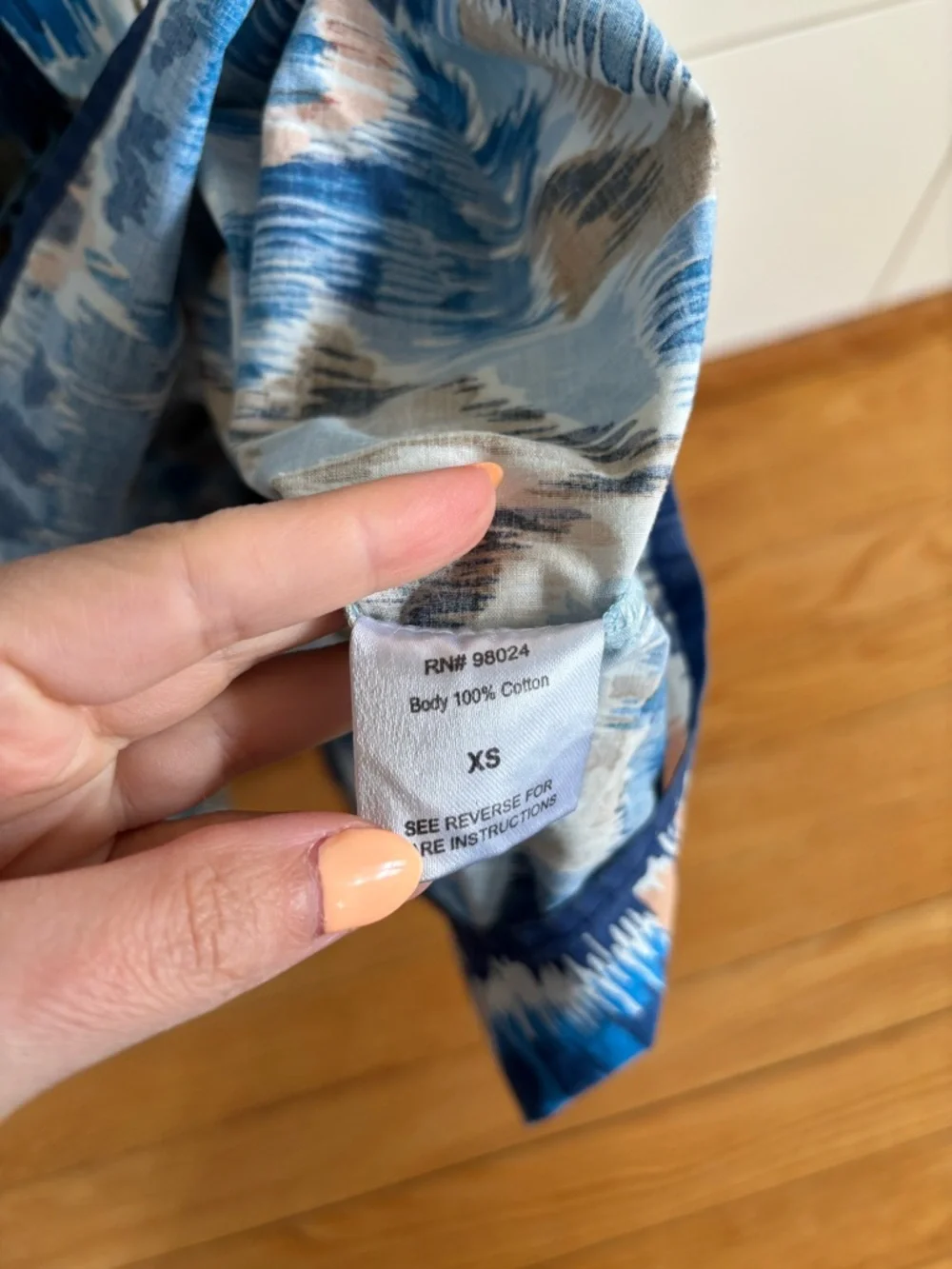 House of Harlow 1960 Blue Floral Smocked Maxi Dress - Picture 3 of 4